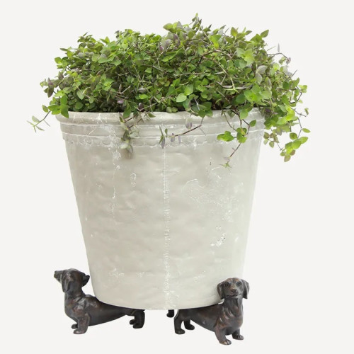 Photograph of Dachshund pot stand (Set of 3)