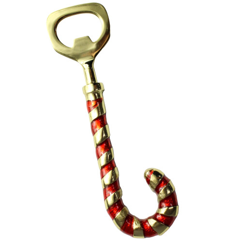 Photograph of Candy Cane Bottle Opener