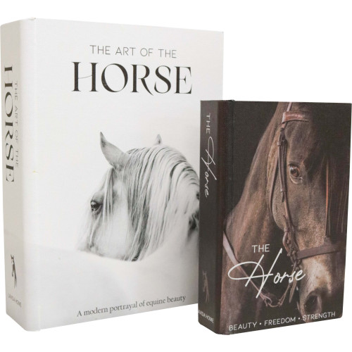 Photograph of Horse Book Box (Set of 2)