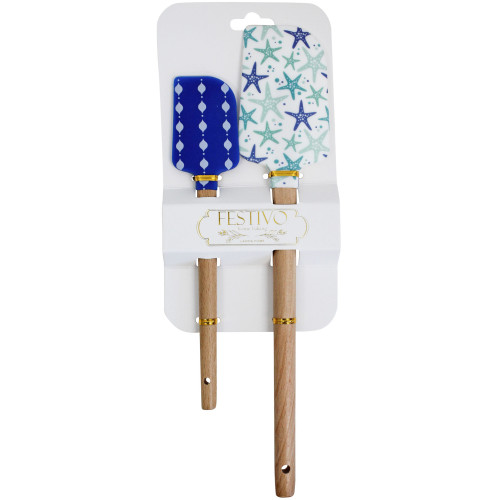 Photograph of Spatula Set - Blue Stars