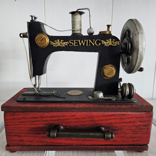 Photograph of Sewing Machine Sculpture