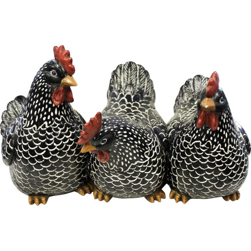 Photograph of Three Chicken Friends