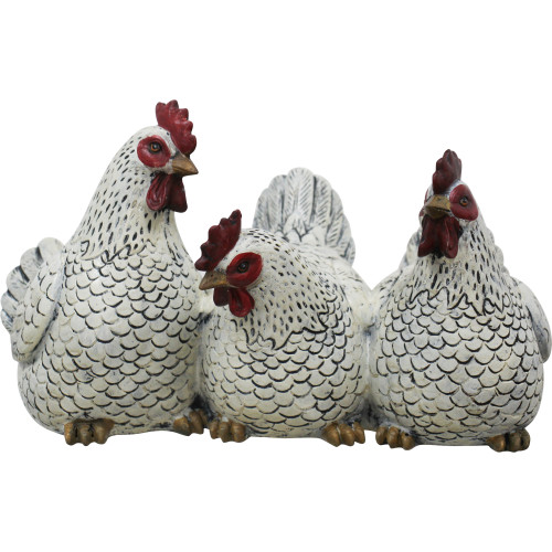 Photograph of Three Chicken Friends