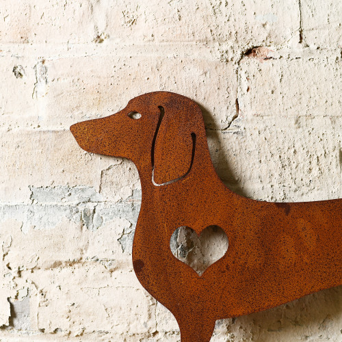 Photograph of Dachshund Garden Stake