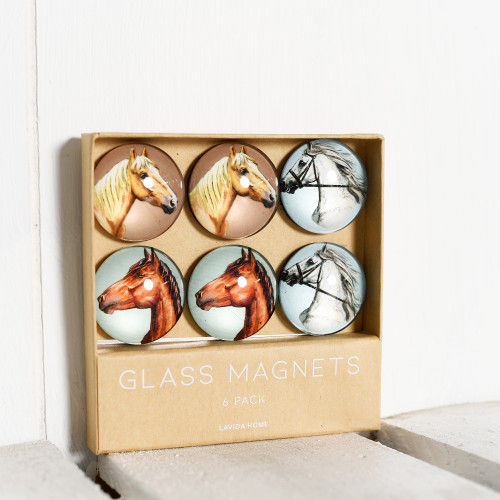 Photograph of Horse Glass Magnets