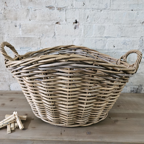 Photograph of Rattan Wash Basket